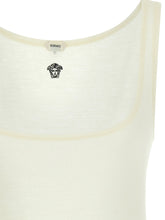 Versace La Medusa Embroidery Top White