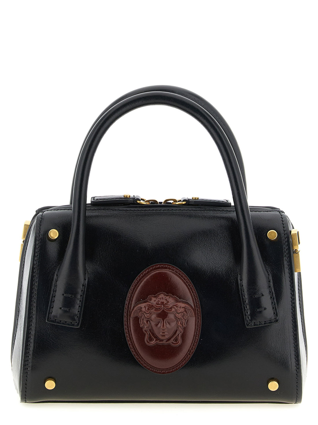 Versace Roomy Small Handbag Black
