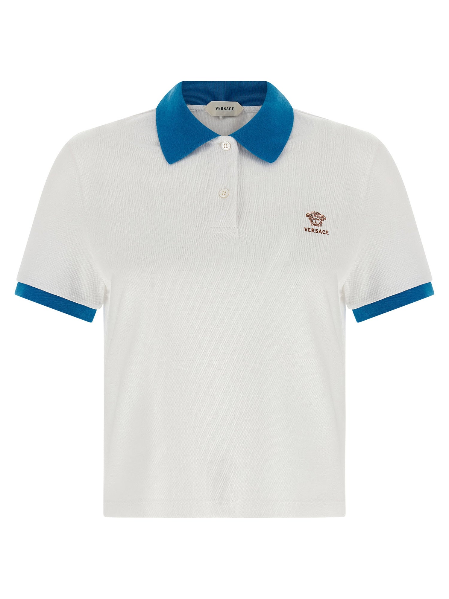 Versace Medusa Polo Shirt Blue