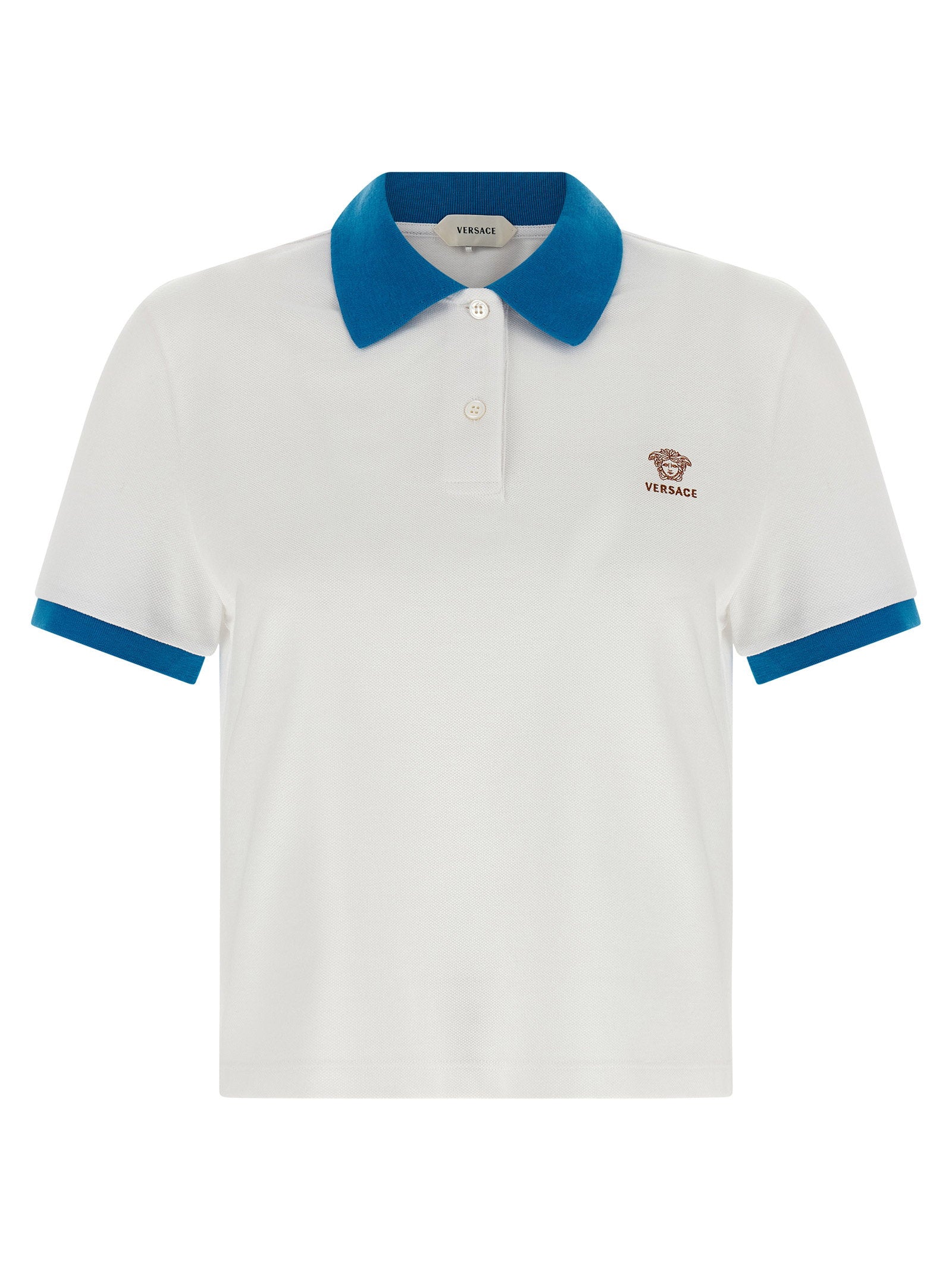 Versace Medusa Polo Shirt Blue