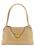 Versace Vivian Leather Shoulder Bag Beige