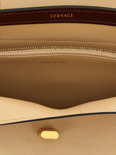 Versace Vivian Leather Shoulder Bag Beige