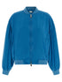 Versace Silk Poplin Blouson Light blue