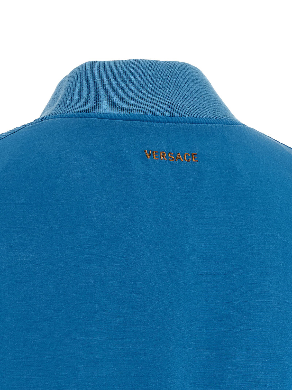 Versace Silk Poplin Blouson Light blue