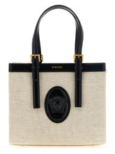 Versace Rivière Mini Shopping Bag Beige
