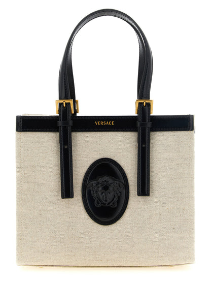Versace Rivière Mini Shopping Bag Beige