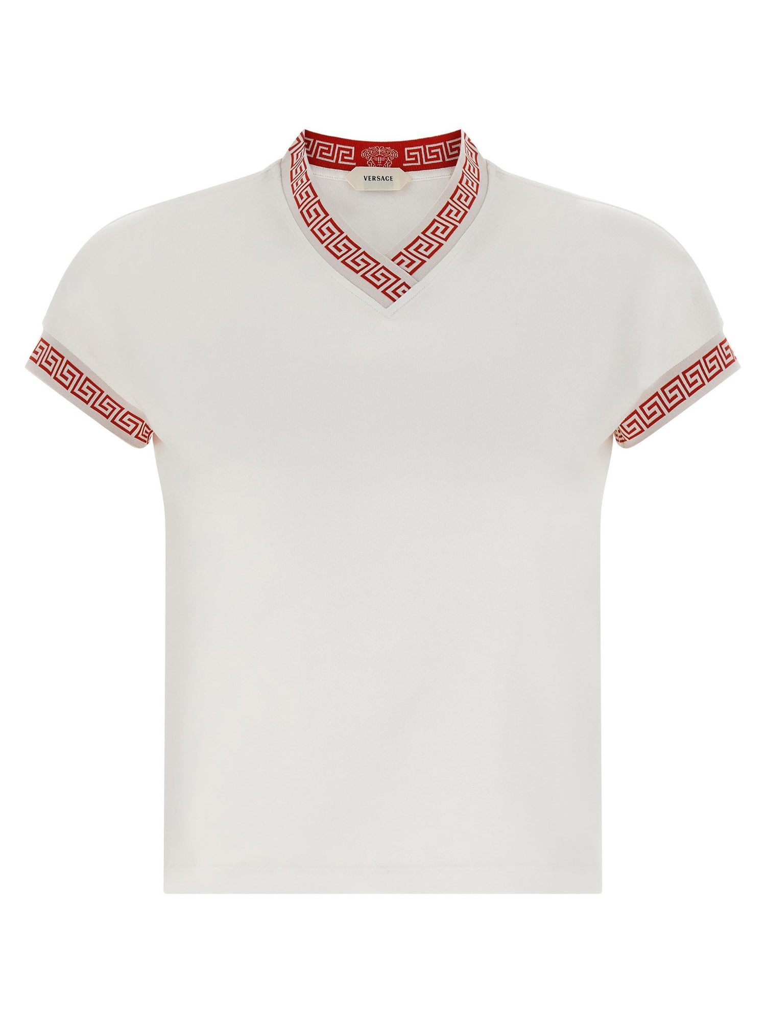 Versace Greca And Medusa T-shirts Red