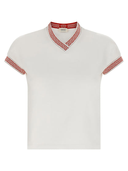 Versace Greca And Medusa T-shirts Red