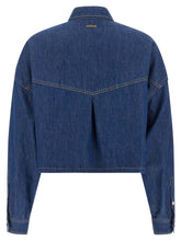Versace Cropped Shirt Blue