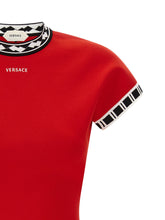 Versace Logo Dress Red