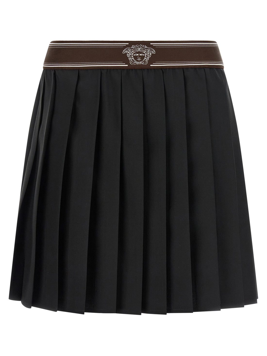 Versace Pleated Skirt Black