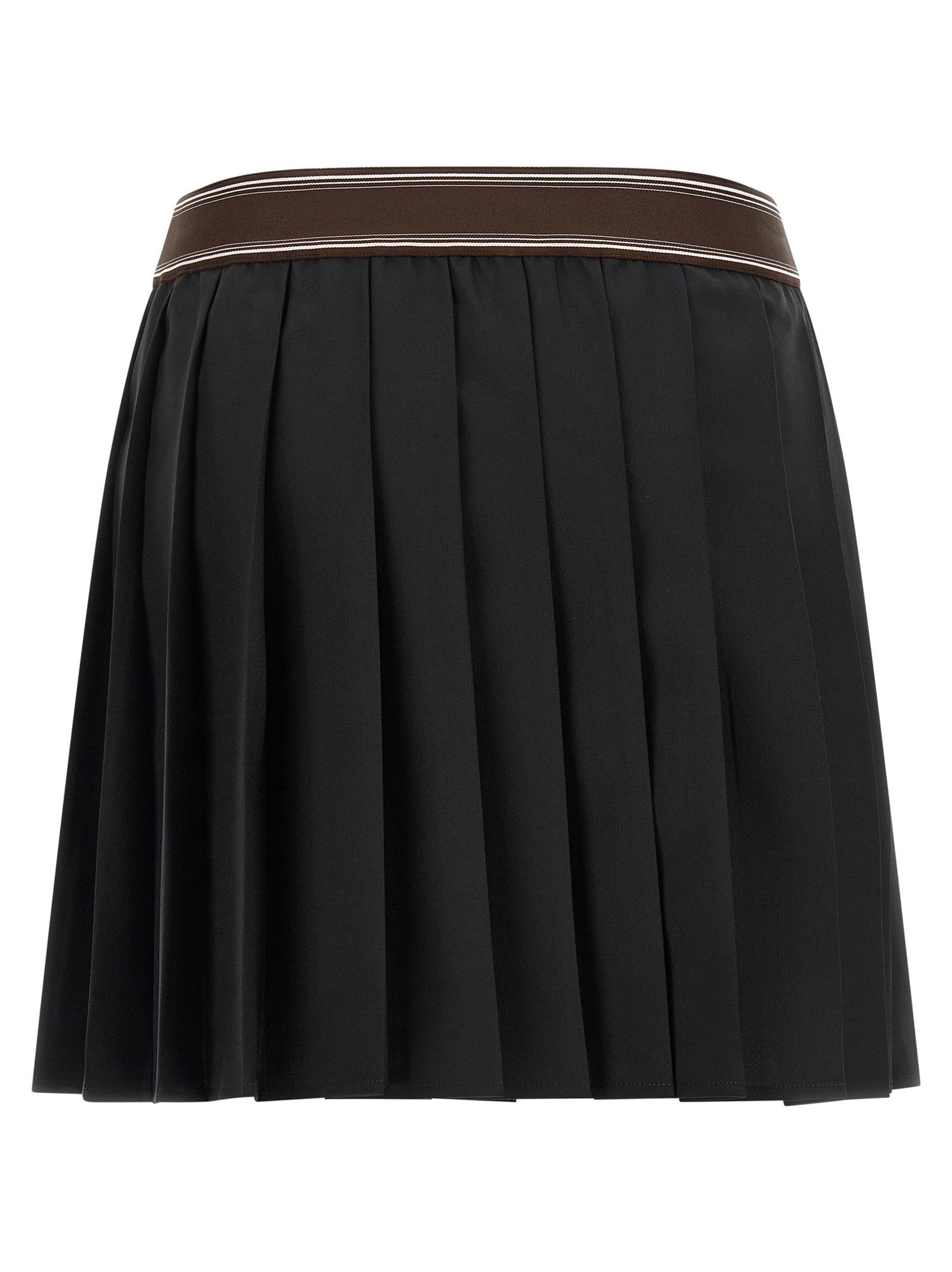 Versace Pleated Skirt Black