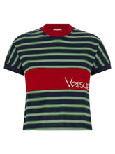 Versace Intarsia T-shirt Multicolor