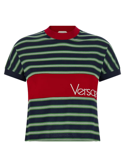 Versace Intarsia T-shirt Multicolor