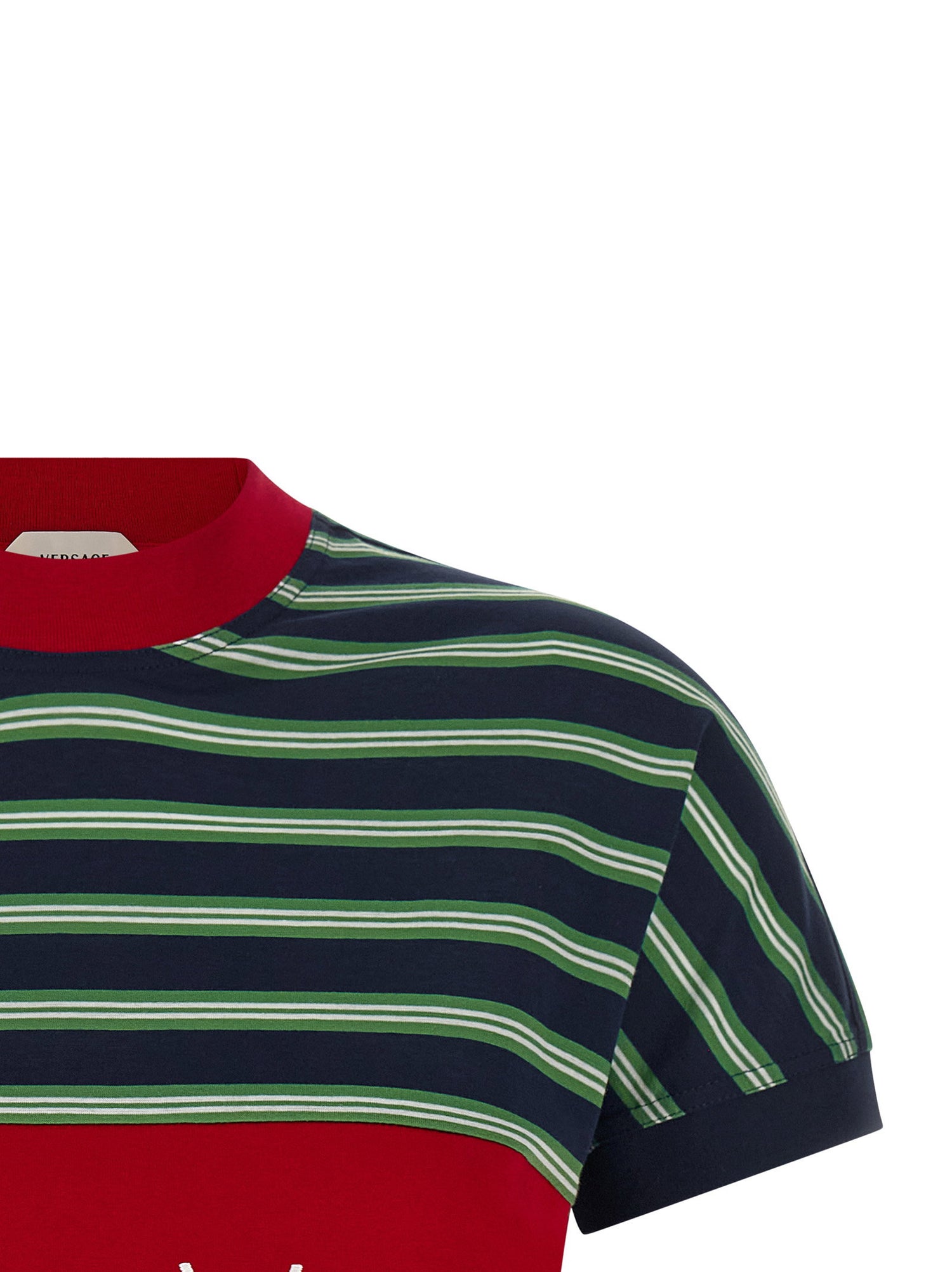 Versace Intarsia T-shirt Multicolor