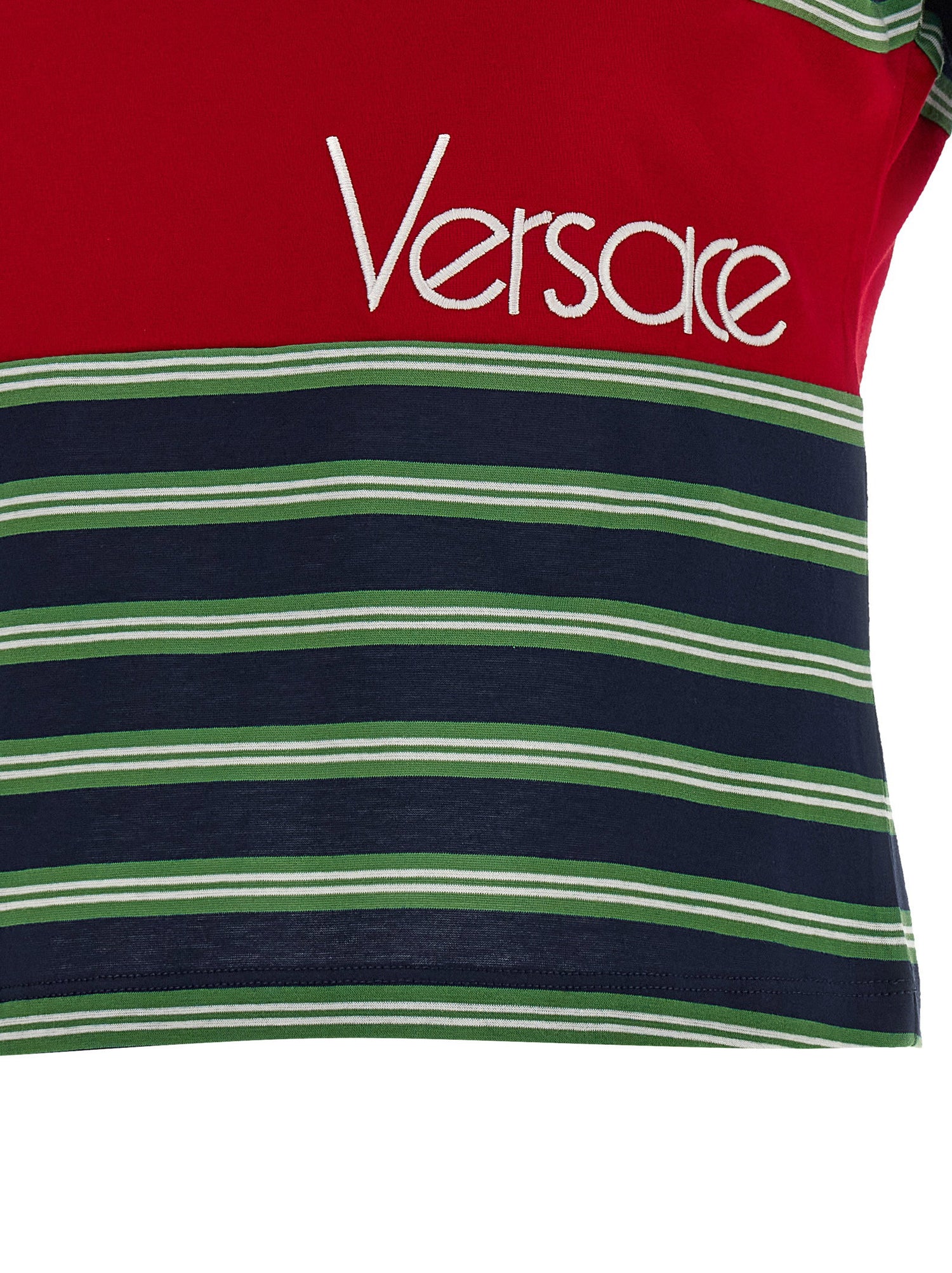 Versace Intarsia T-shirt Multicolor
