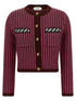 Versace Crochet Cardigan Pink