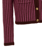 Versace Crochet Cardigan Pink