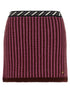 Versace Crochet Knit Skirt Pink