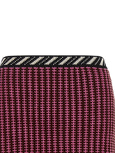 Versace Crochet Knit Skirt Pink