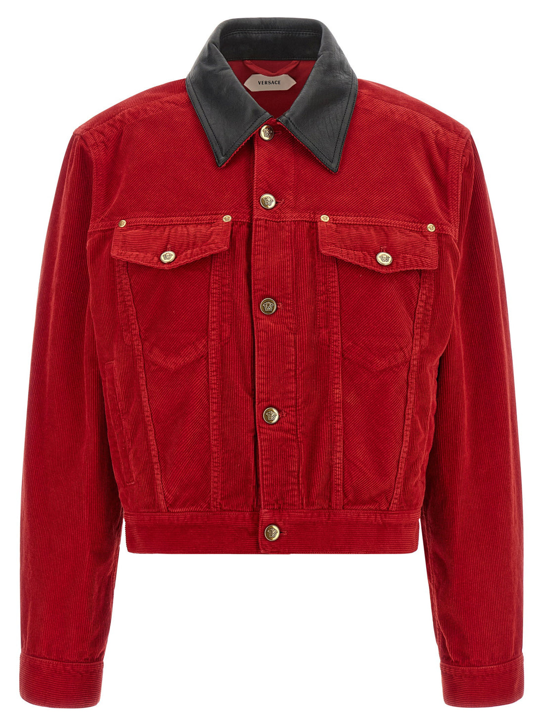 Versace Corduroy Jacket Red