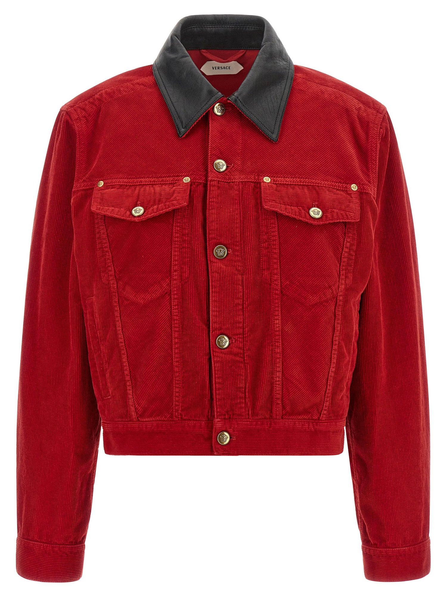 Versace Corduroy Jacket Red