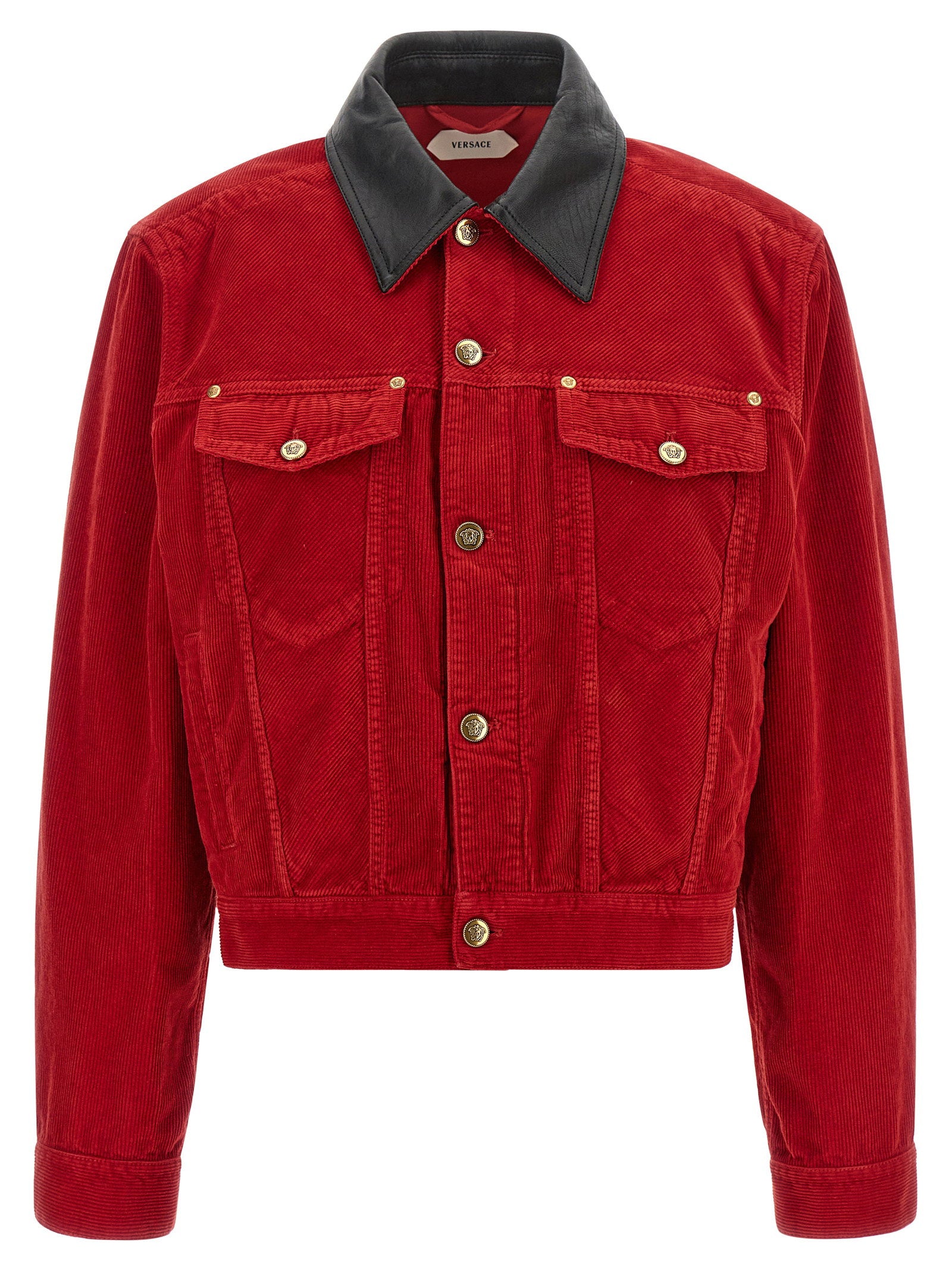 Versace Corduroy Jacket Red