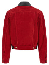 Versace Corduroy Jacket Red