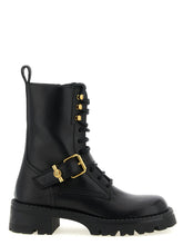 Versace Ankle Boots With Buckle Black