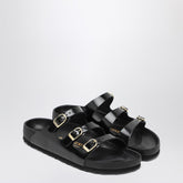 Birkenstock Florida Double-Buckle Exquisite Slides Black