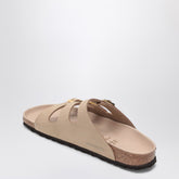 Birkenstock Florida Sandcastle Suede Leather Slippers Beige