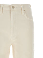 Mother The Rambler Zip Ankle Jeans White