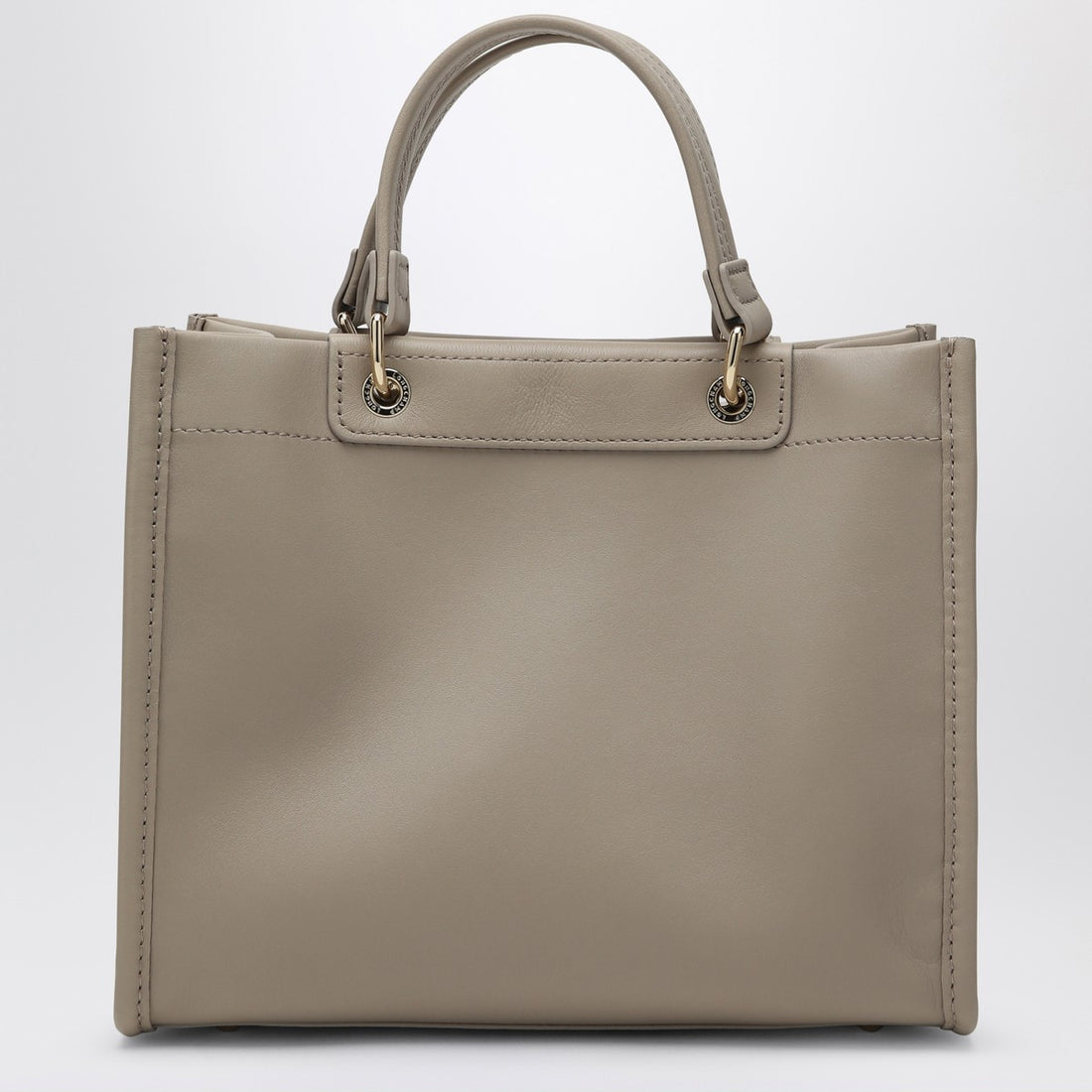 Longchamp Clay Leather Small Tote Bag Grey
