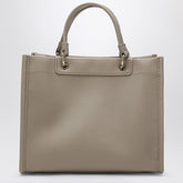 Longchamp Clay Leather Small Tote Bag Grey