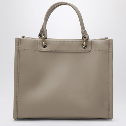 Longchamp Clay Leather Small Tote Bag Grey