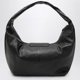 Longchamp Le Pliage Xtra Large Black Leather Hobo Bag black
