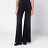 Mother The Roller Sneak Flared Stretch-Denim Jeans Black