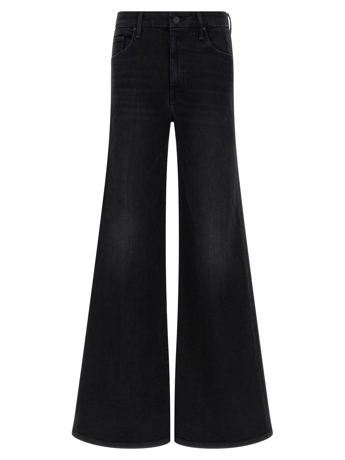 Mother The Roller Sneak Jeans Black