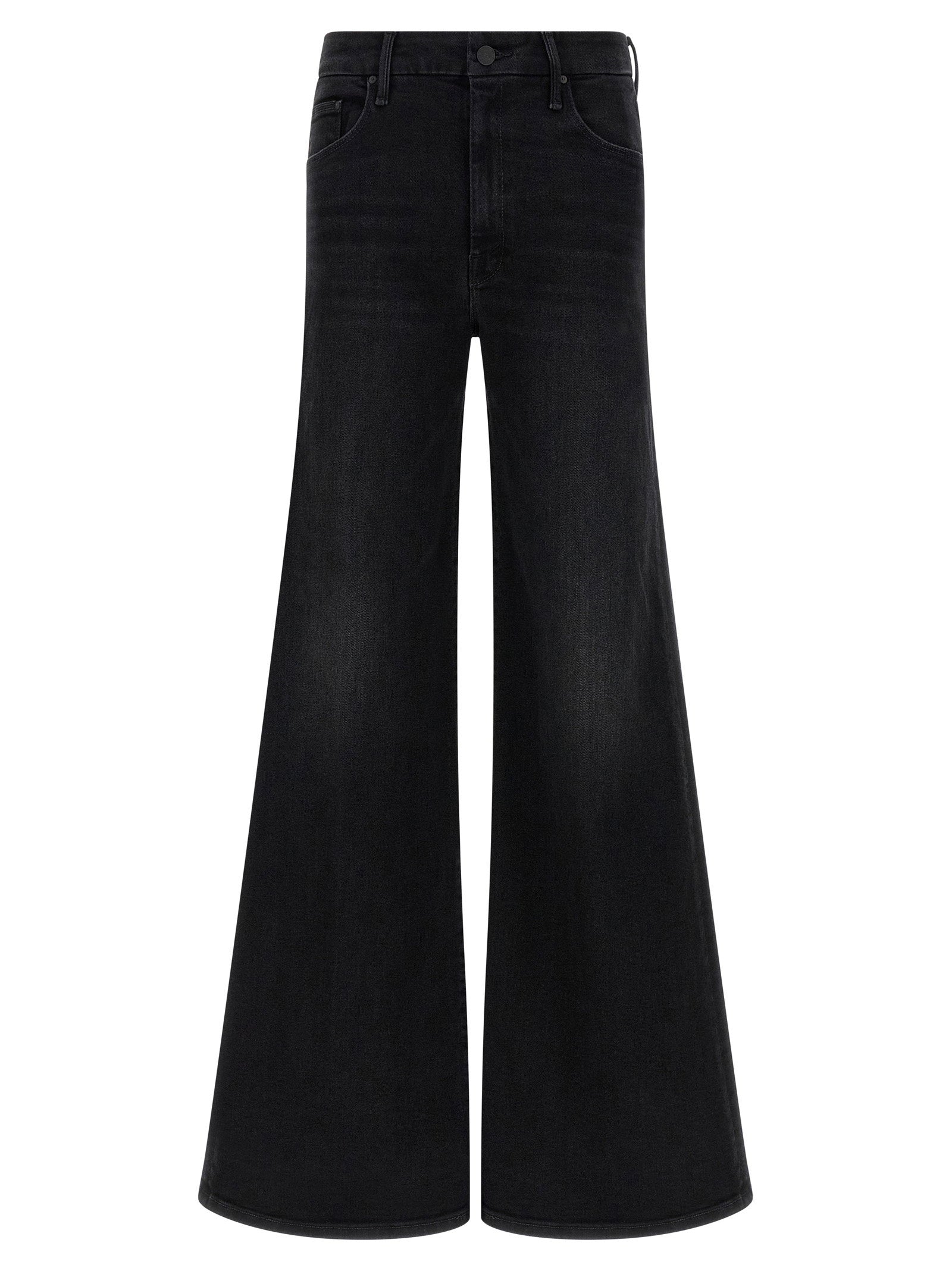 Mother The Roller Sneak Jeans Black  