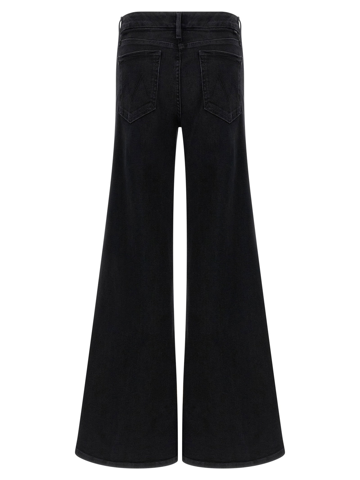 Mother The Roller Sneak Jeans Black