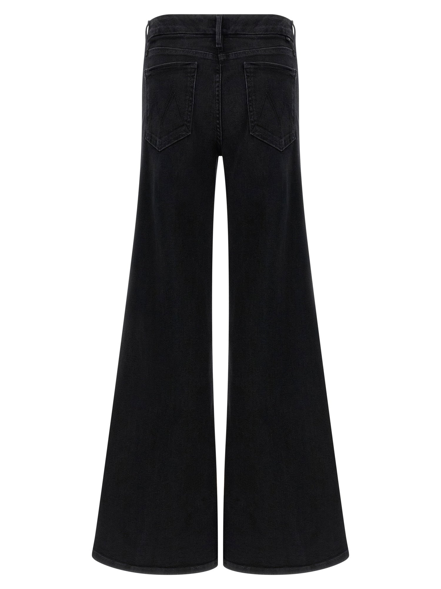 Mother The Roller Sneak Jeans Black  