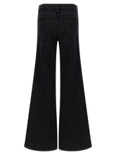 Mother The Roller Sneak Jeans Black  