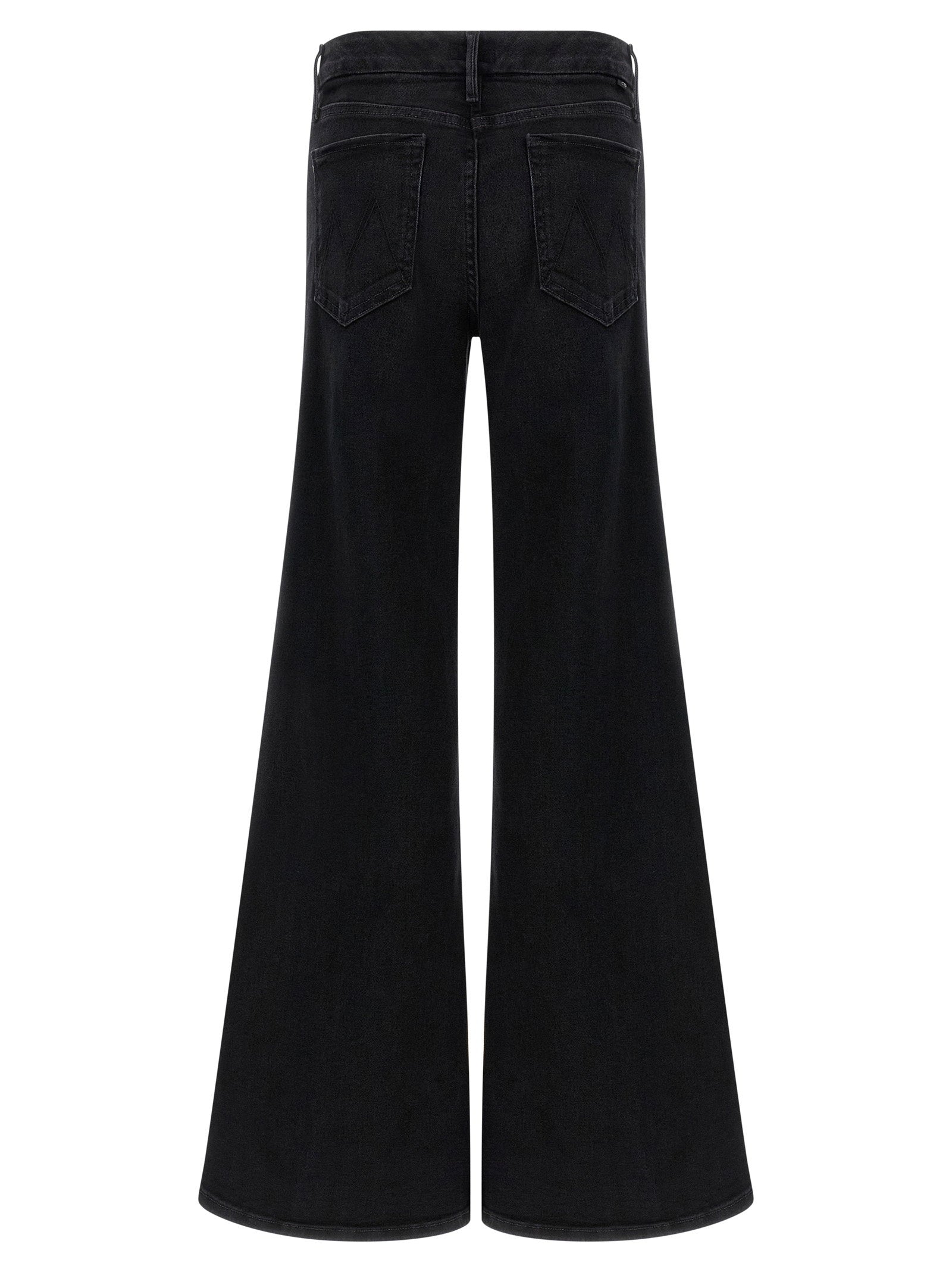 Mother The Roller Sneak Jeans Black  