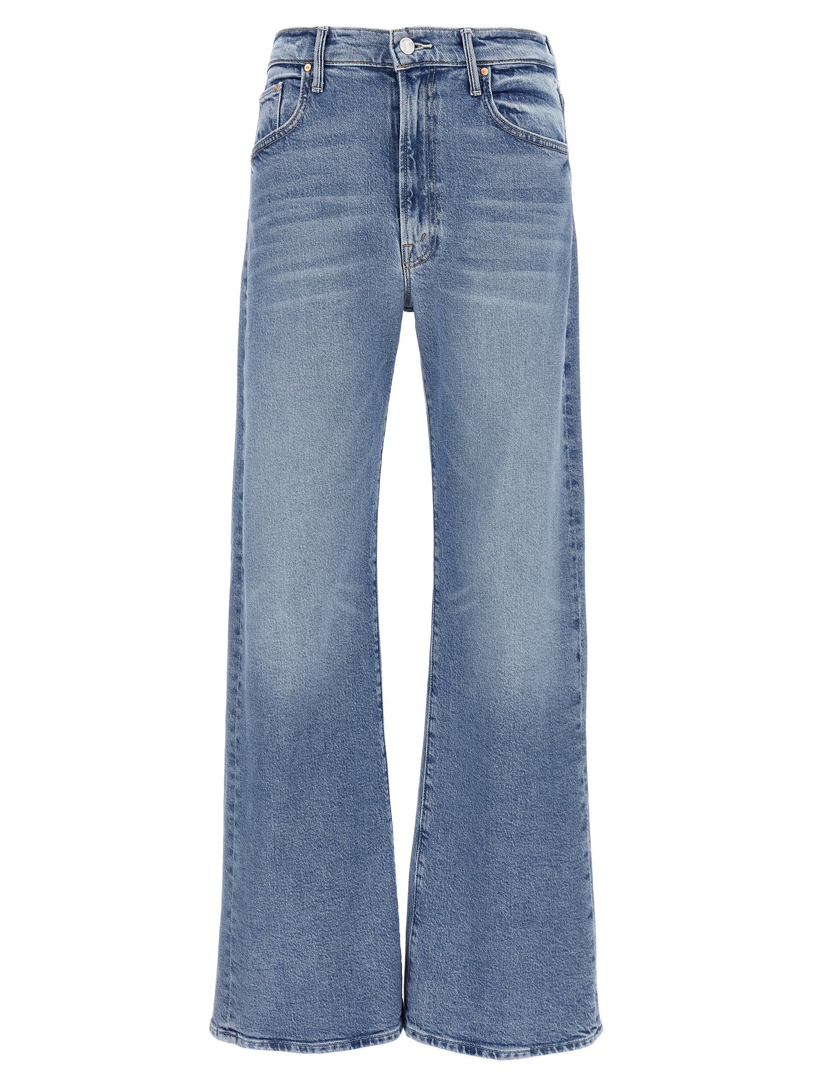 Mother The Lasso Sneak Jeans Light blue