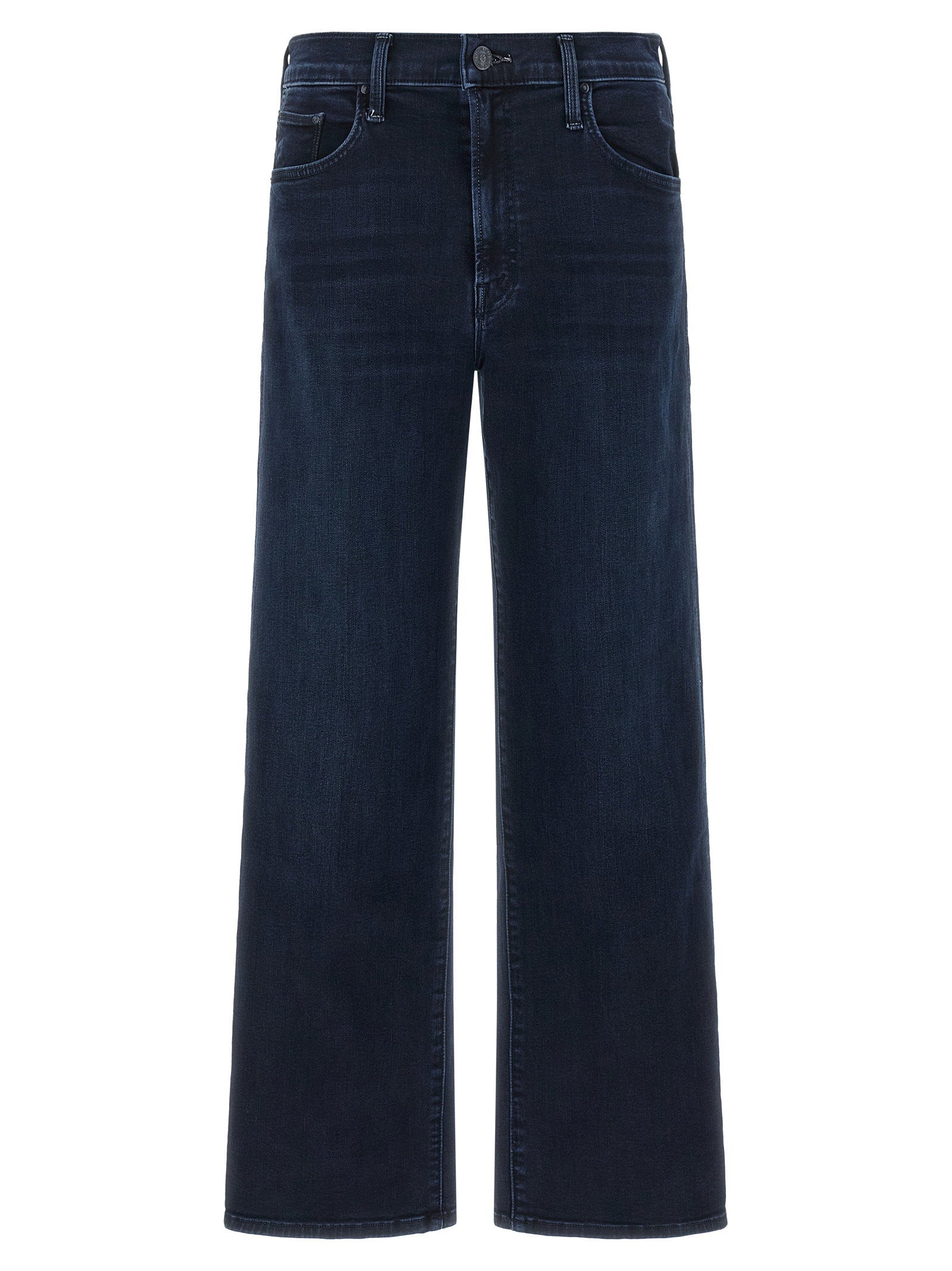 Mother The Mid Rise Rambler Zip Ankle Jeans Blue