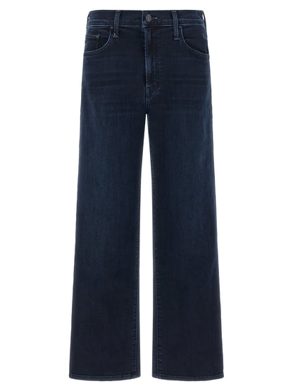 Mother The Mid Rise Rambler Zip Ankle Jeans Blue