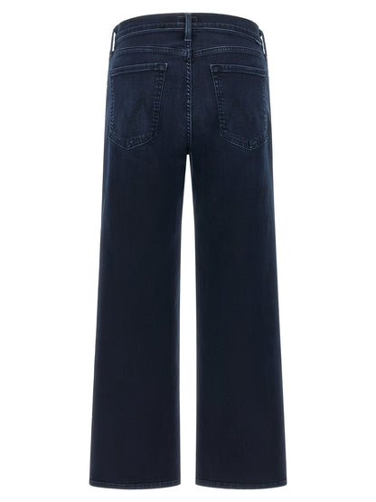 Mother The Mid Rise Rambler Zip Ankle Jeans Blue