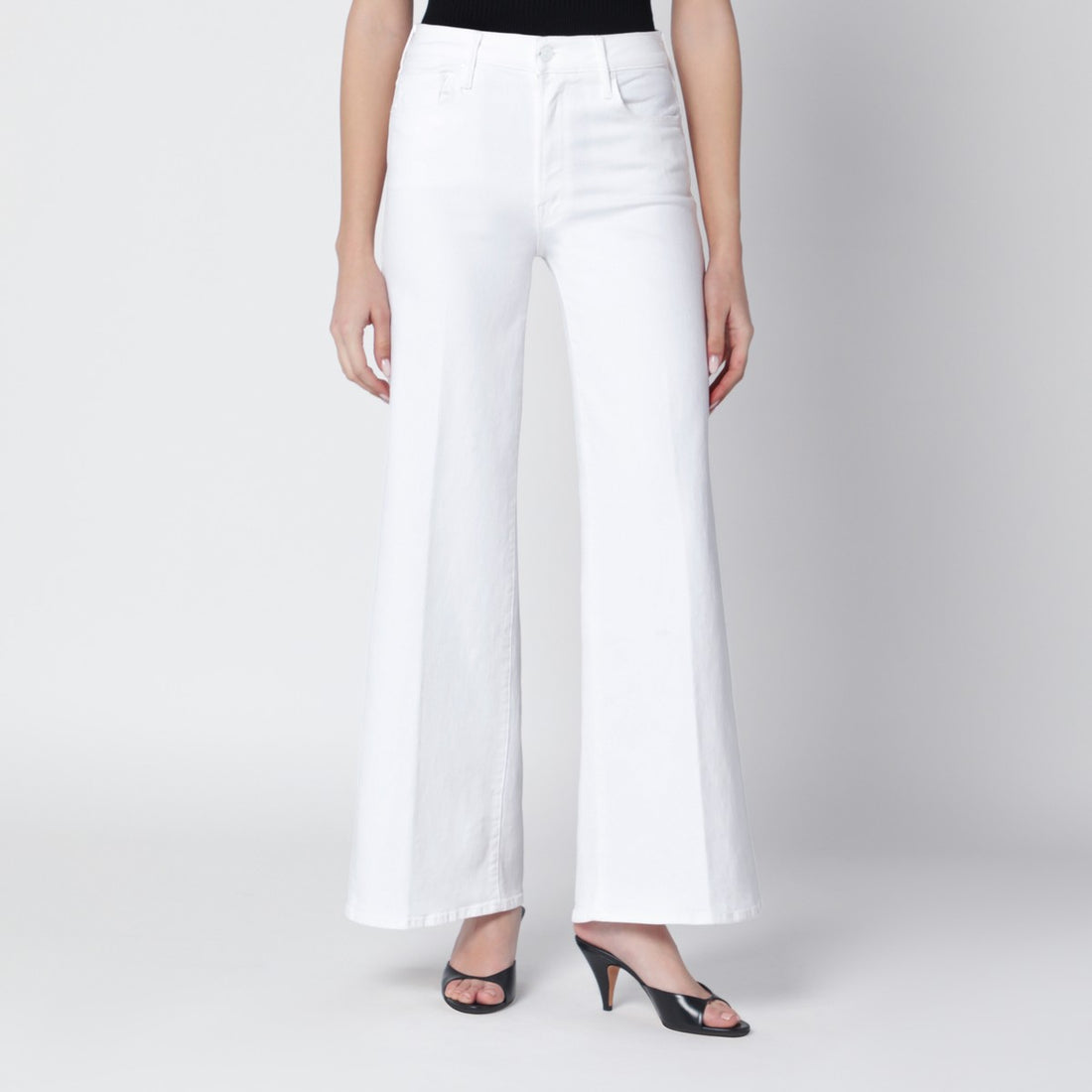 Mother Flared Fairest Jeans White white