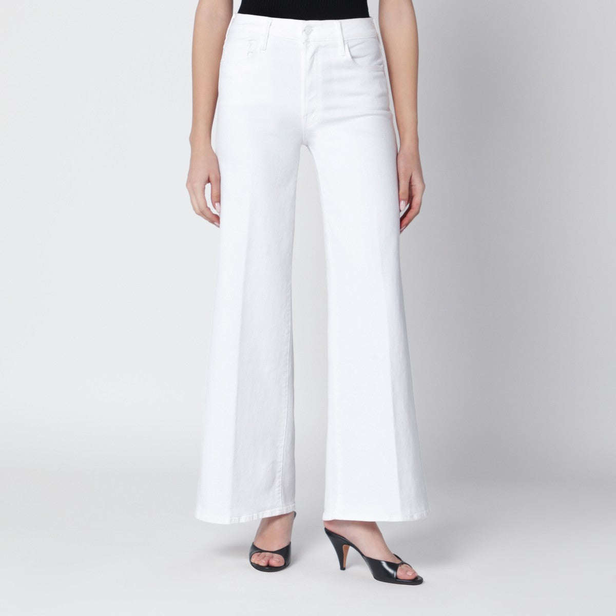 Mother Flared Fairest Jeans White white