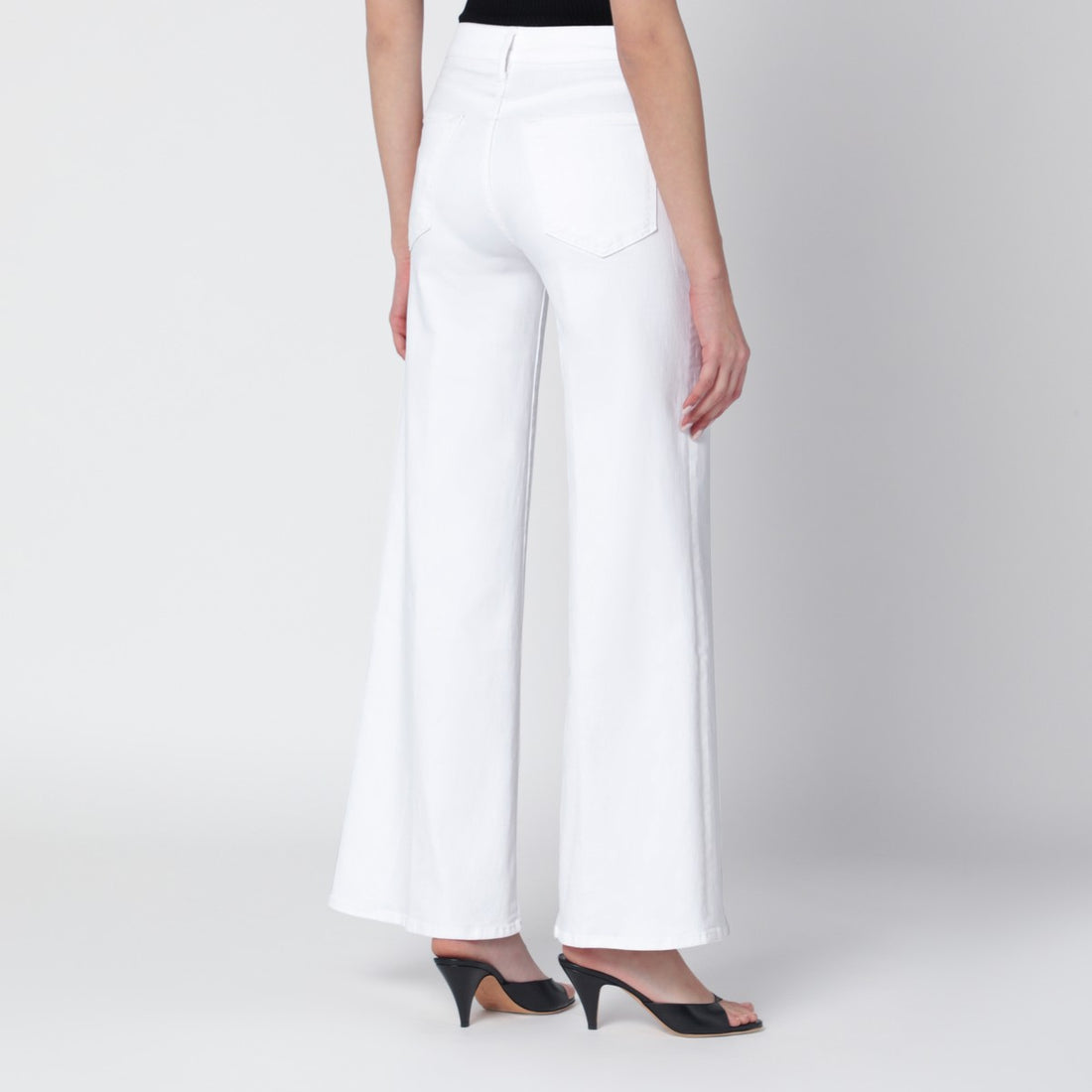 Mother Flared Fairest Jeans White white